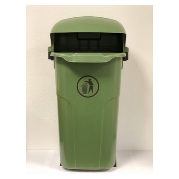 Kerichtbehälter Modell DIN, 50 Liter grün