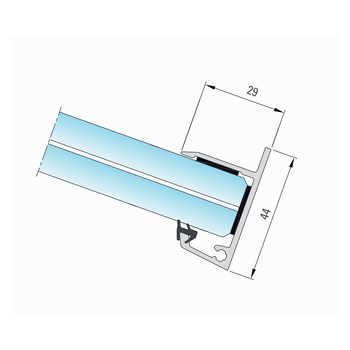 Abtropfprofil zum CANOPY CLOUD Vordachsystem