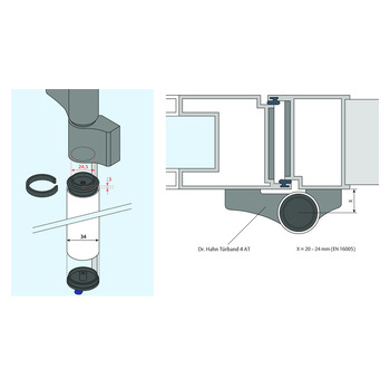 ASSA ABLOY Planet Technische Zeichnung