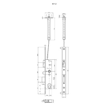 ASSA ABLOY MSL DELTA 19564PB-SV Massbild